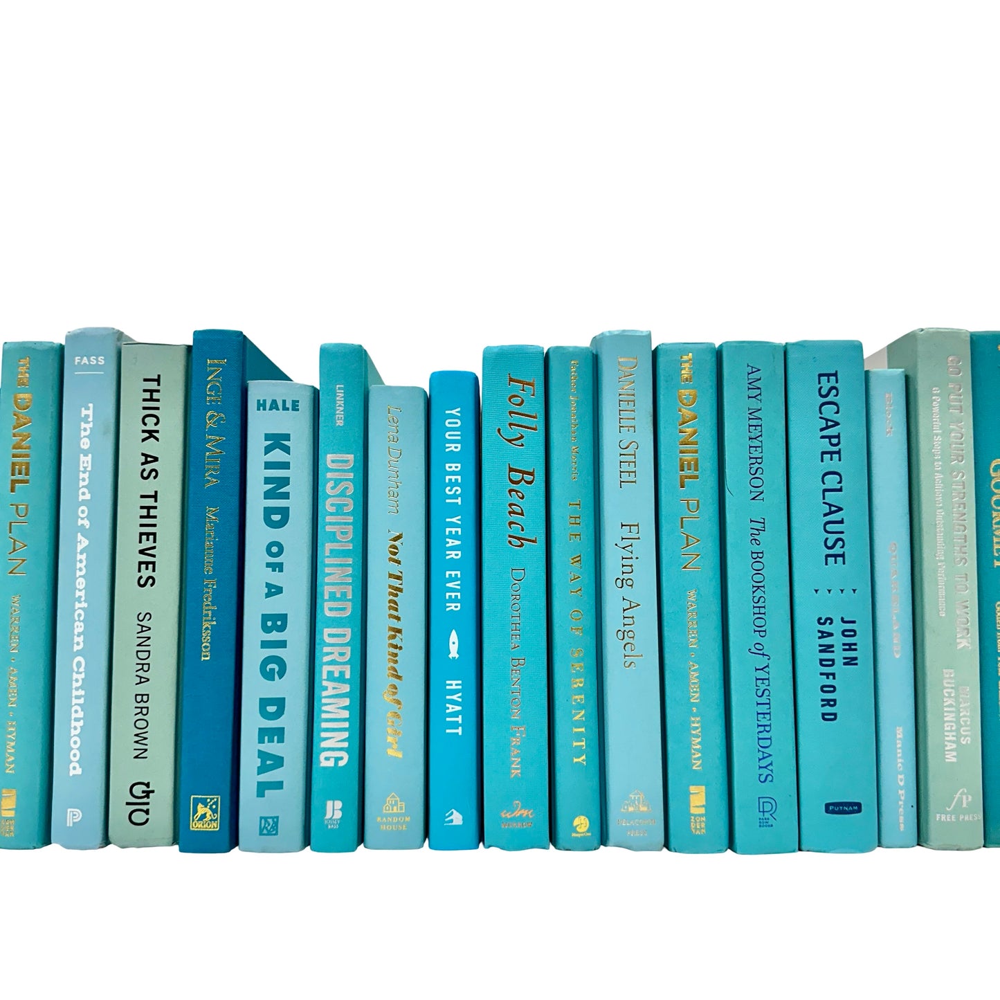 Light Teal Books
